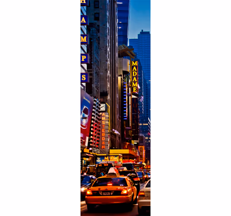 Roletai virtuvei vinilo dekoro užuolaidos times square - „Tenstickers“