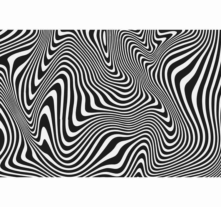Roletai juoda zebra 3d efektas - „Tenstickers“