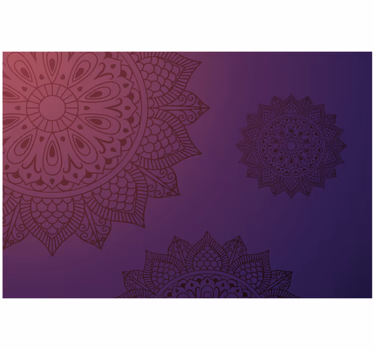 Roletai miegamajam šviesiai mėlyna mandala - „Tenstickers“