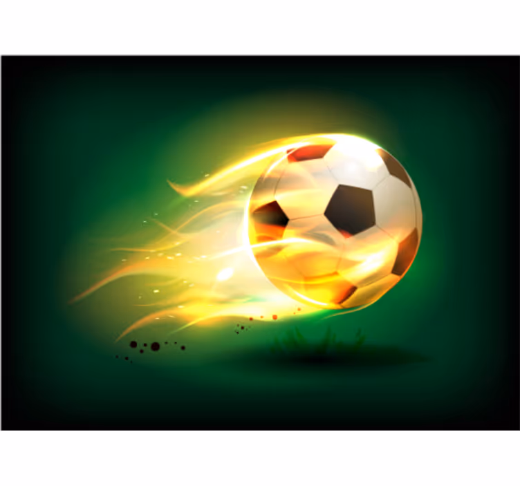 Roletai vaikų kambariui kietas futbolas ant ugnies - „Tenstickers“