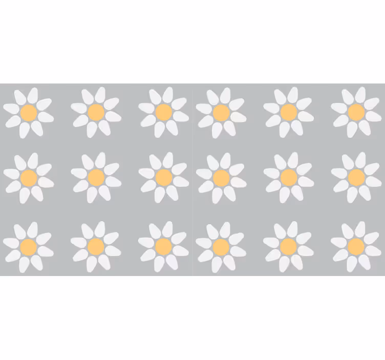 Roletai gėlių su ramunėlių raštu - „Tenstickers“