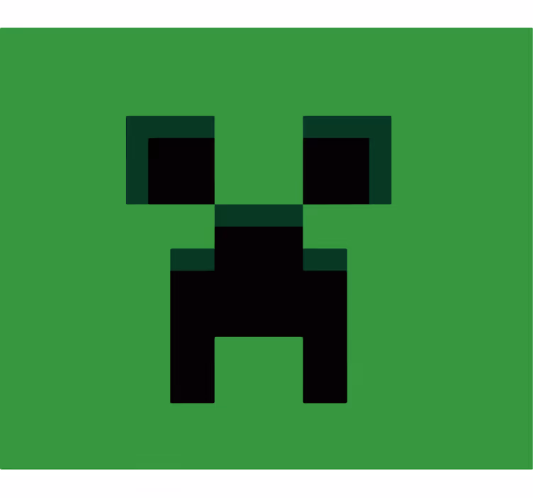 Roletai moksiukas minecraft žalia - „Tenstickers“