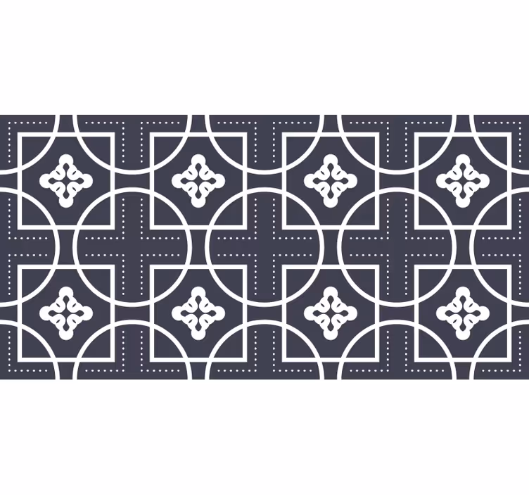 Roletai juoda geometrinių formų plytelių efektas - „Tenstickers“