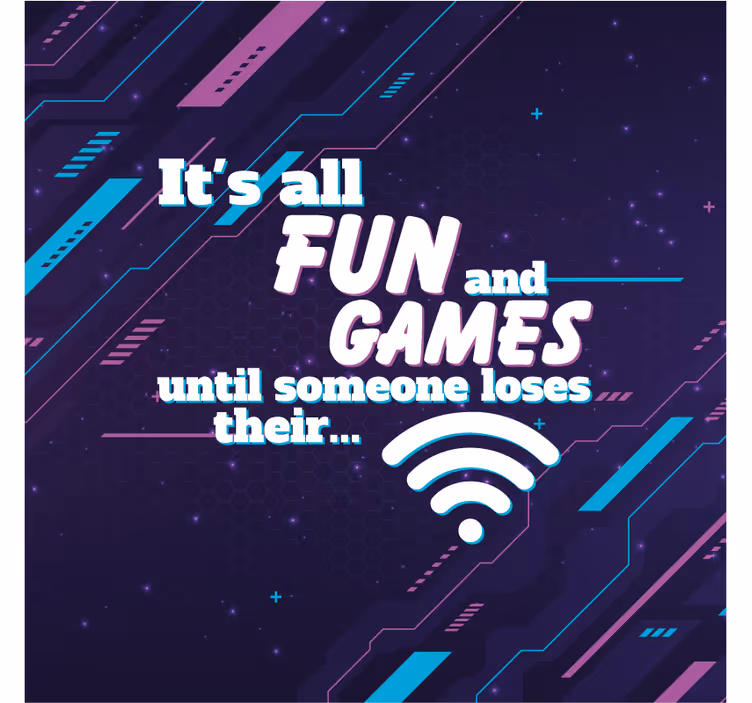 Roletai biurui juokingas wifi - „Tenstickers“