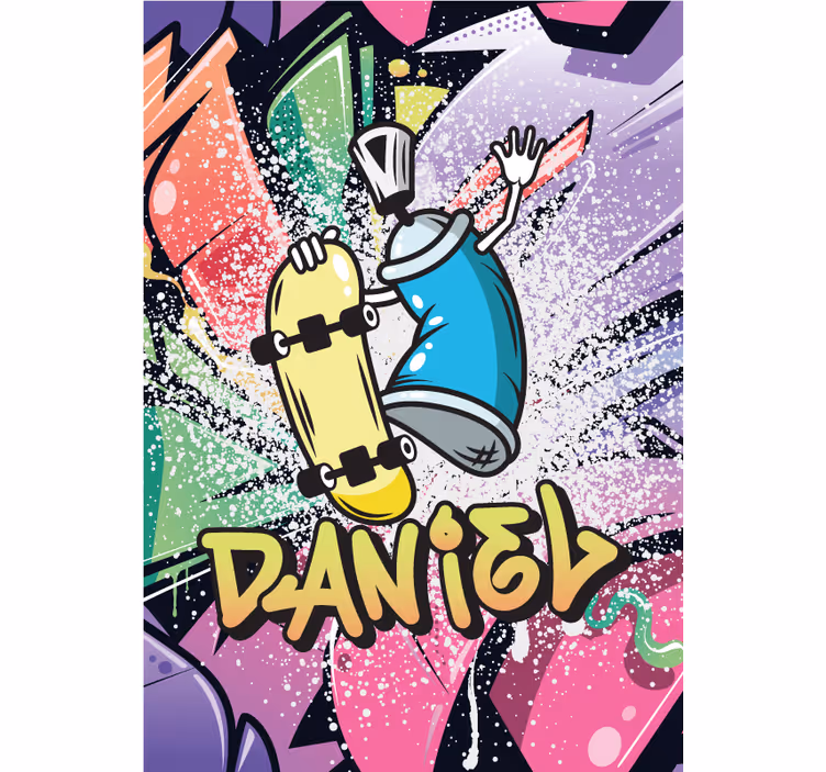 Roletai paaugliškas individualūs grafiti plakatai - „Tenstickers“