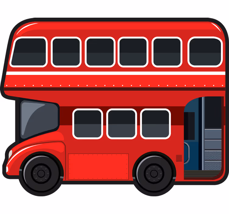 Roletai linksma londono autobusas - „Tenstickers“