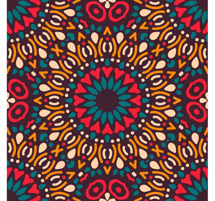 Lauko žaliuzės spalvinga mandala - „Tenstickers“