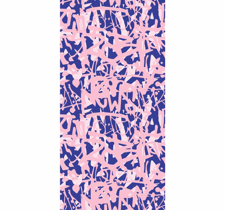 Roletai paaugliškas rožinės ir violetinės grafiti raštas - „Tenstickers“