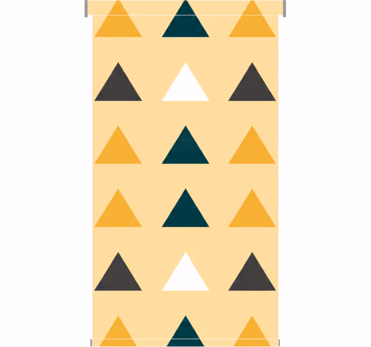 Roletai prieškambaris spalvoti trikampiai geometriniai - „Tenstickers“