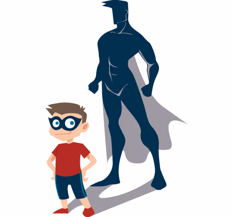 Roletai super herojus vinilo vaikas superherojus - „Tenstickers“