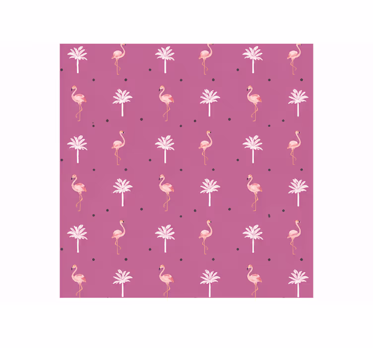 Roletai rožinis flamingo raštas ryškus žaismingas - „Tenstickers“