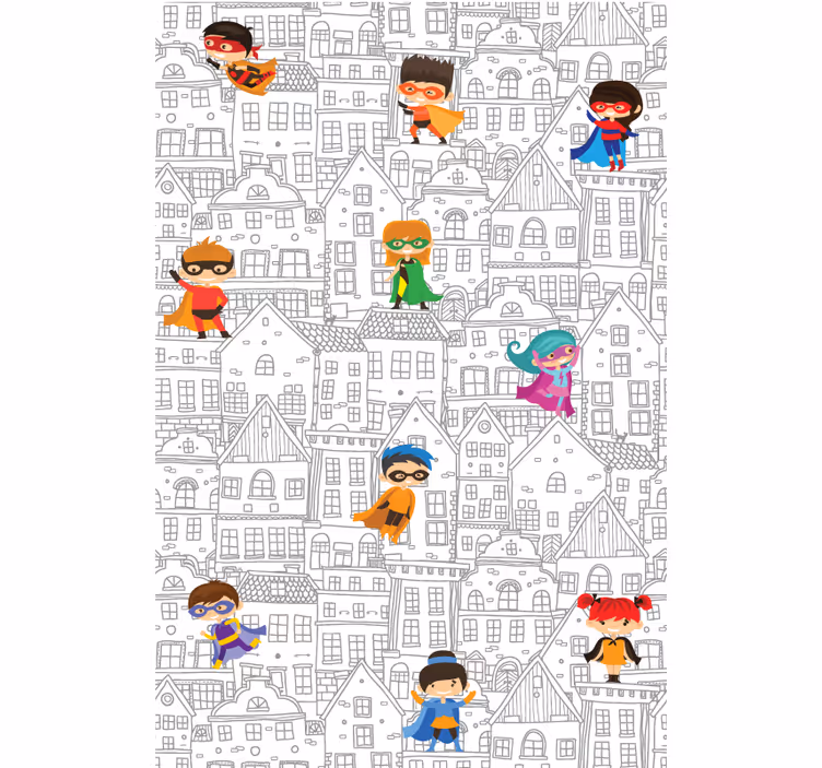 Miesto superherojai Roletai super herojus - „Tenstickers“