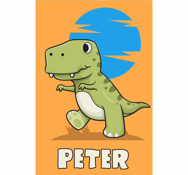 Individualizuotas dinozauras Roletai dinozauras - „Tenstickers“