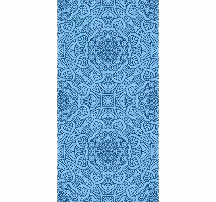 Mėlyna mandala zen tema akla - „Tenstickers“