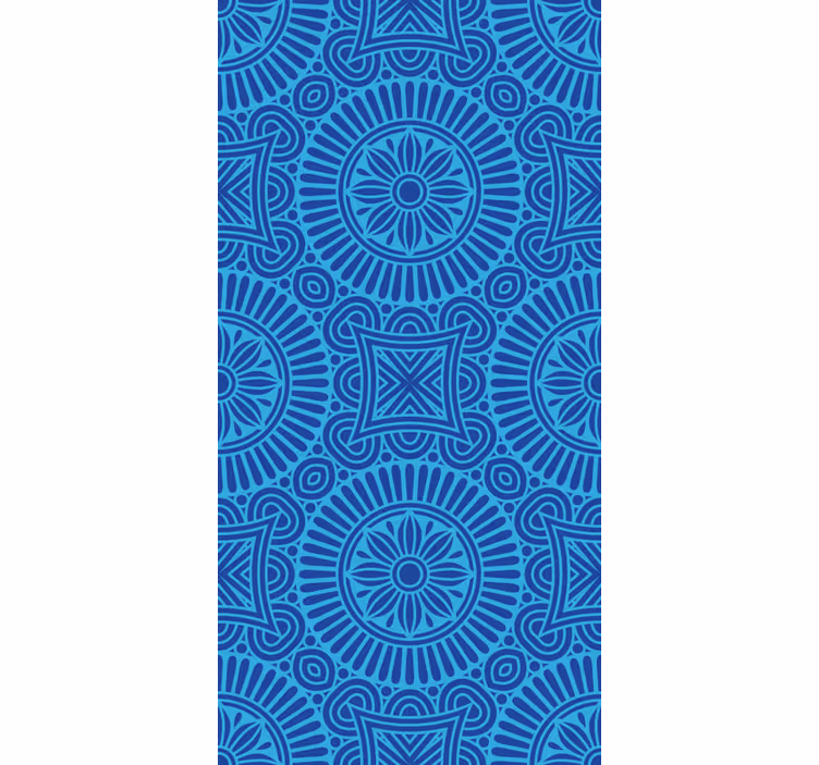 Mandala mėlyni tonai zen blind - „Tenstickers“