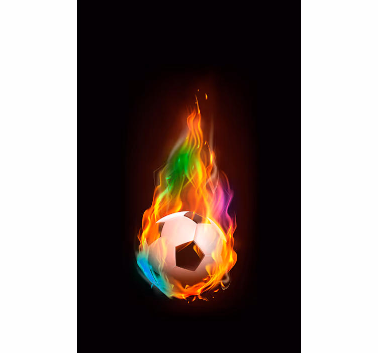 Daugiaspalvis ugnies kamuolys futbolo aklas - „Tenstickers“
