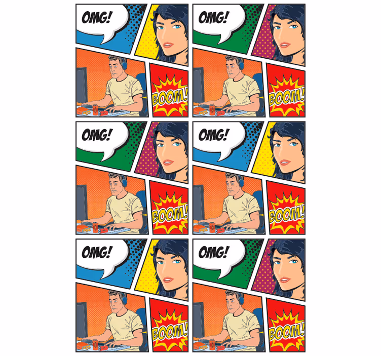 žaidėjų linksmas geek roletas - „Tenstickers“