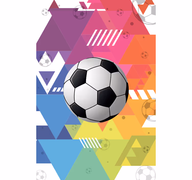 Daugiaspalviai geometriniai rutuliai sportiniai roletai - „Tenstickers“