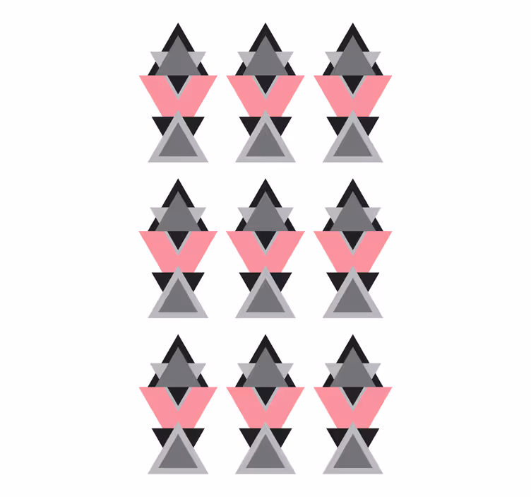 Geometrinės trikampės formos Roletai modernus - „Tenstickers“