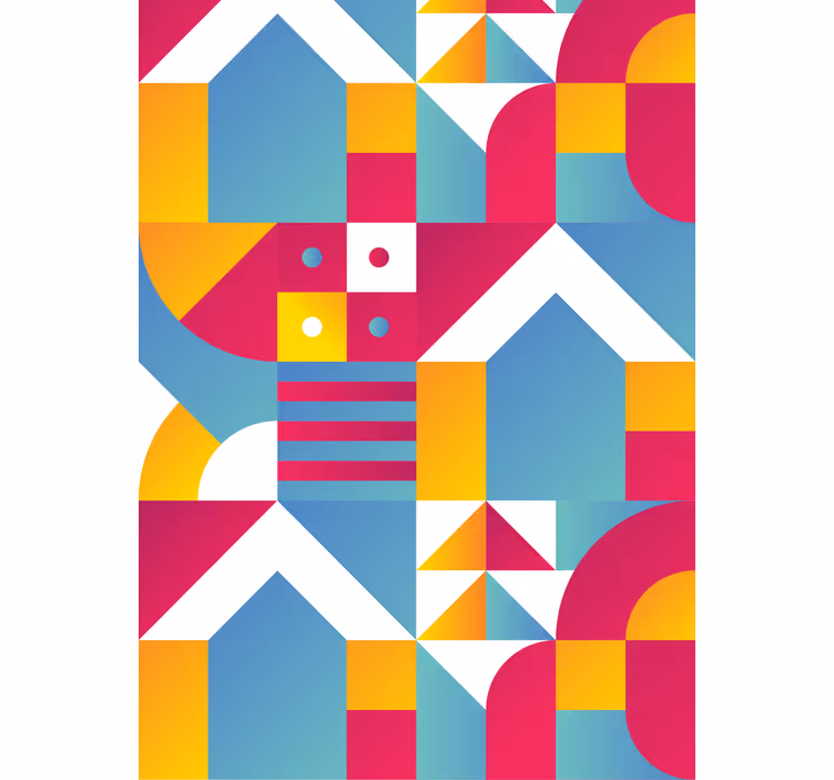 Geometriniai miesto raštai Roletai modernus - „Tenstickers“