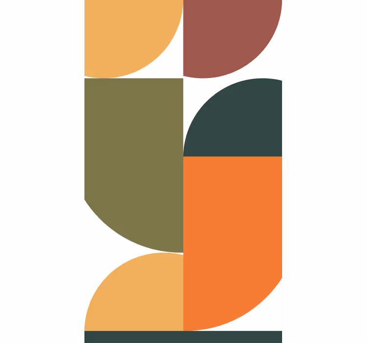 Geometrinių formų suliejimas Roletai modernus - „Tenstickers“