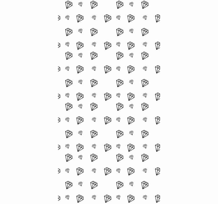 Juodi ir balti deimantai Roletai originalus - „Tenstickers“