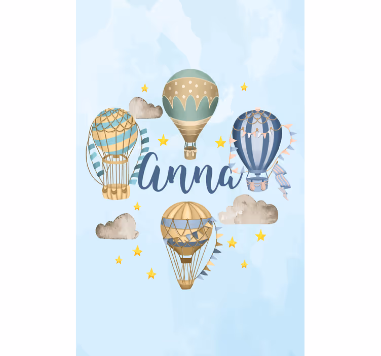 Oro balionai su pavadinimu Roletai suasmenintas - „Tenstickers“