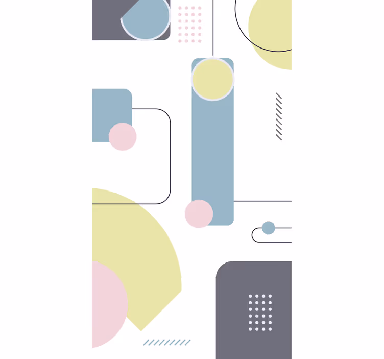 žaidžia geometrinės figūros Roletai modernus - „Tenstickers“