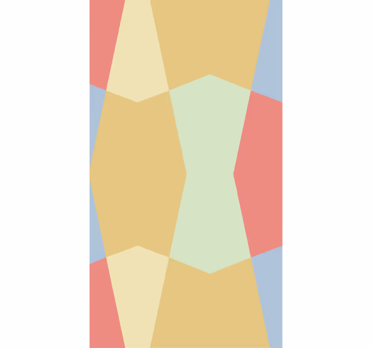 Geometrinės pastelės vienspalviai roletai - „Tenstickers“