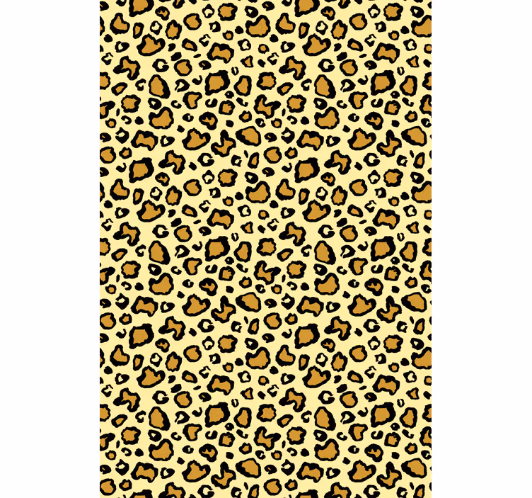 Leopardo dėmės tema roletas su gyvūnais - „Tenstickers“