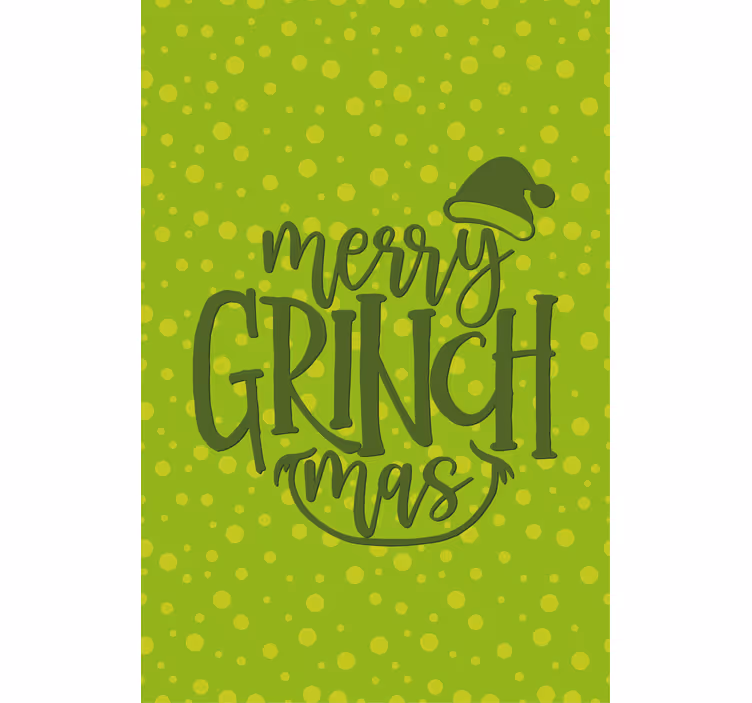Linksmas grinchmas nudžiugink Roletai su tekstu - „Tenstickers“