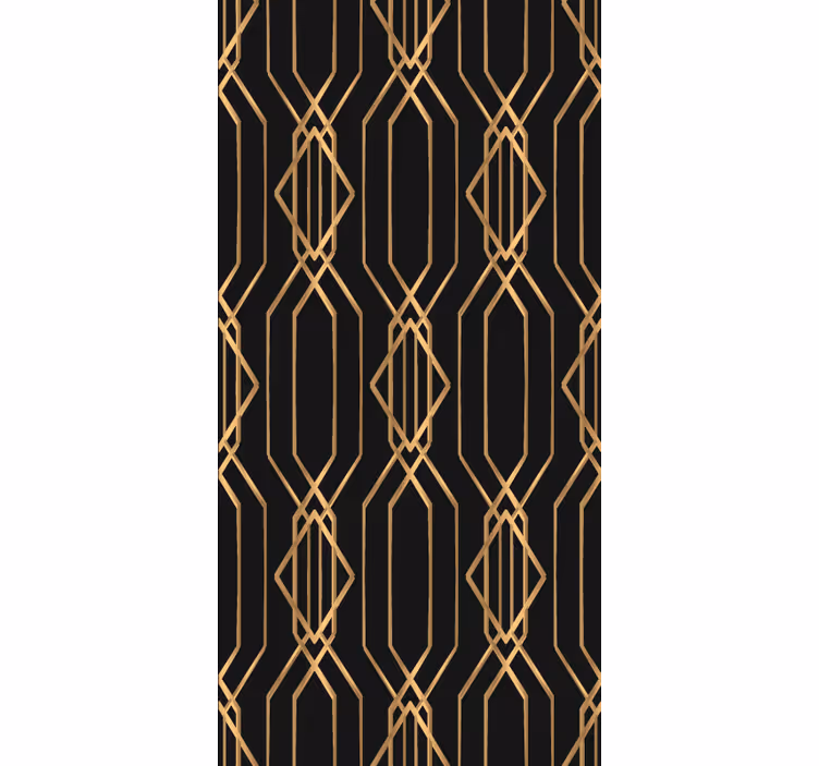 Geometriniai aukso raštai Roletai elegantiškas - „Tenstickers“