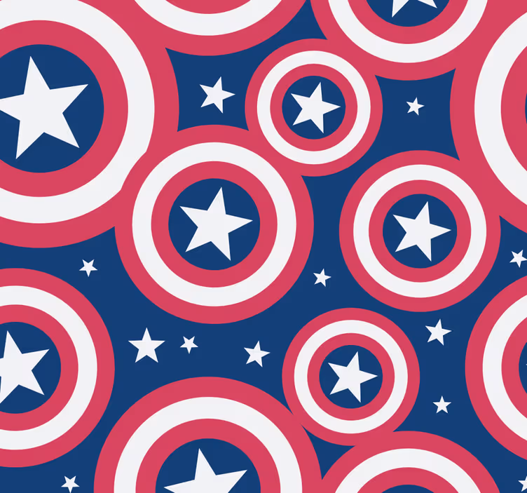 Amerika suapvalintas skydas Roletai super herojus - „Tenstickers“