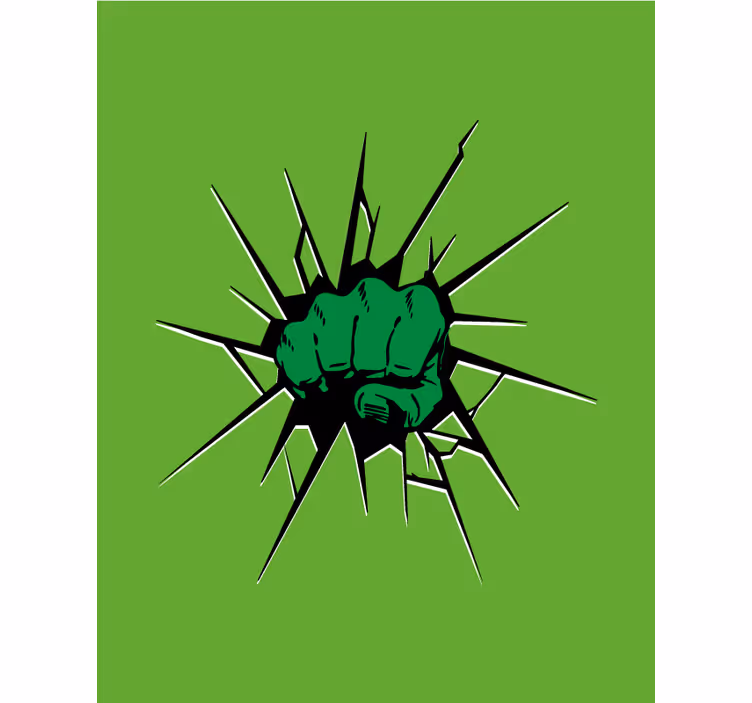 žalias kumštis Roletai super herojus - „Tenstickers“