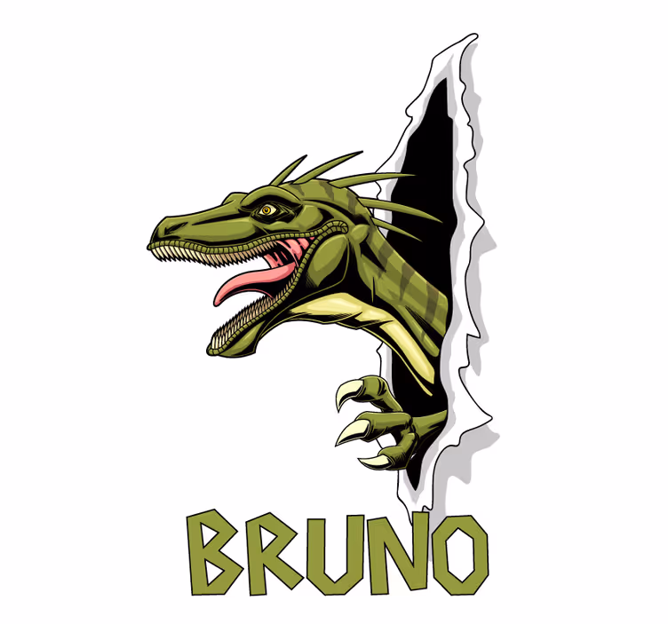 Juros periodo raptor Roletai dinozauras - „Tenstickers“