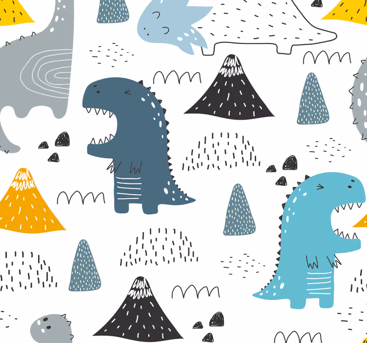 Skandinaviškas modelis Roletai dinozauras - „Tenstickers“