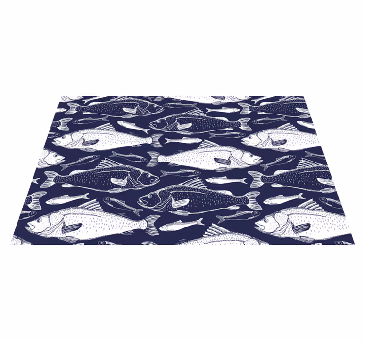 žuvys po jūra placemats - „Tenstickers“