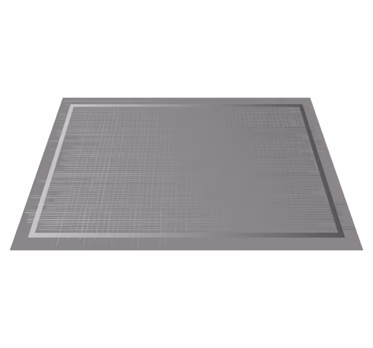 Pilkos juostelės elegantiški placemats - „Tenstickers“