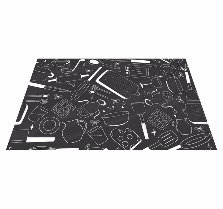 Virtuvės įrankiai ir maisto restoranų placemats - „Tenstickers“