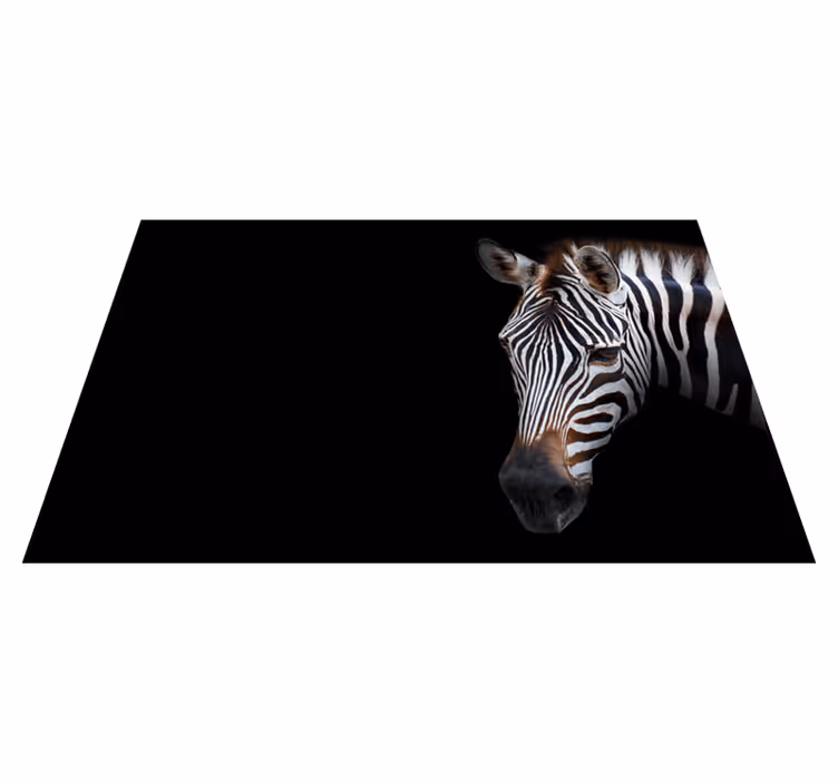 Originalūs stalo padėkliukai zebra galvos detalė - „Tenstickers“