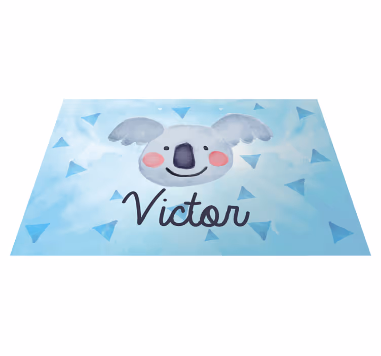 Vaikiški stalo padėkliukai mielas koalos veidas - „Tenstickers“