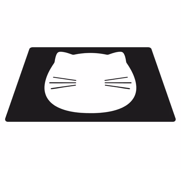 Originalūs stalo padėkliukai katės veido forma - „Tenstickers“