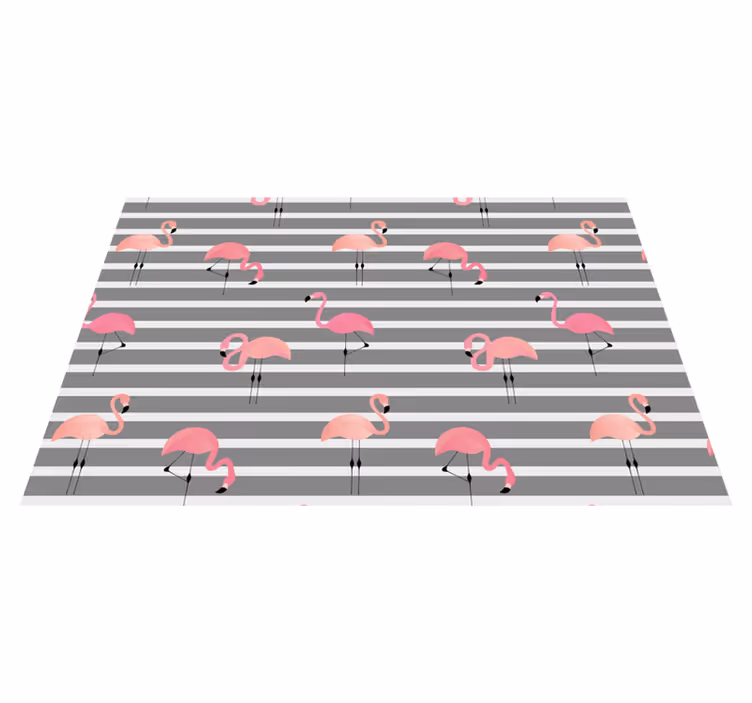 Originalūs stalo padėkliukai su flamingo raštu - „Tenstickers“