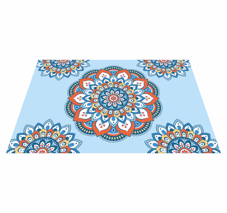 Originalūs stalo padėkliukai su gyvybinga mandala - „Tenstickers“