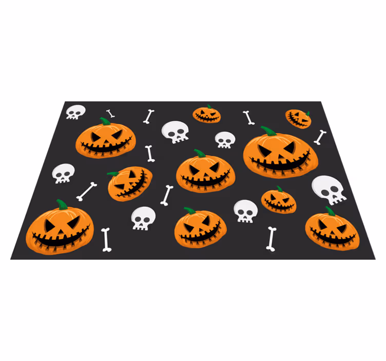 Stalo padėklai su moliūgo raštu halloweenui - „Tenstickers“