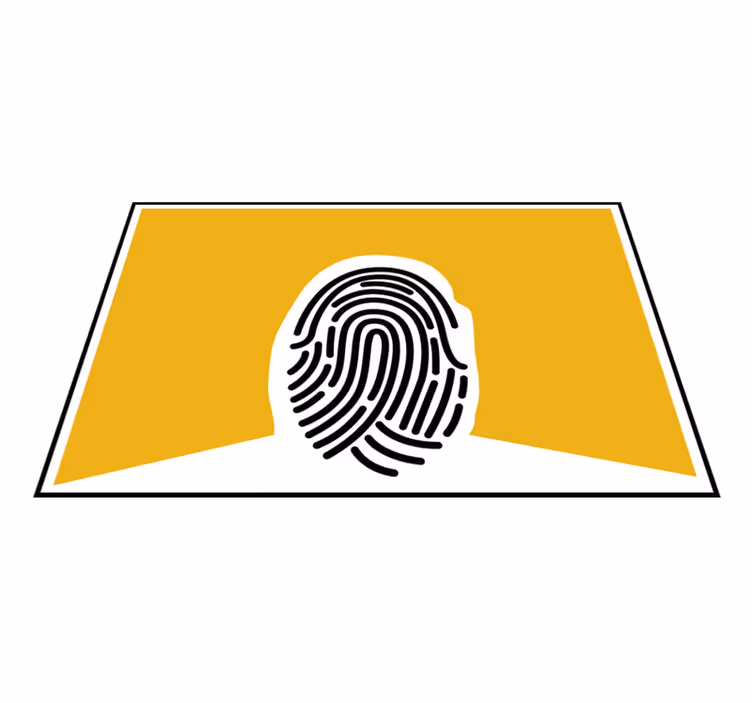 Originalūs stalo padėkliukai su stilizuotu pirštų atspaudu - „Tenstickers“