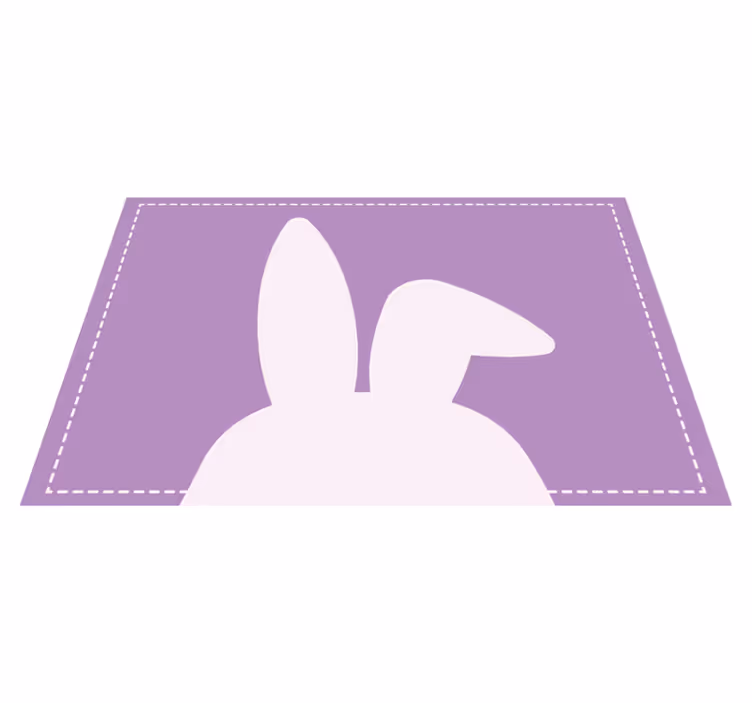 Vaikiški stalo padėkliukai kiškio ausų forma - „Tenstickers“