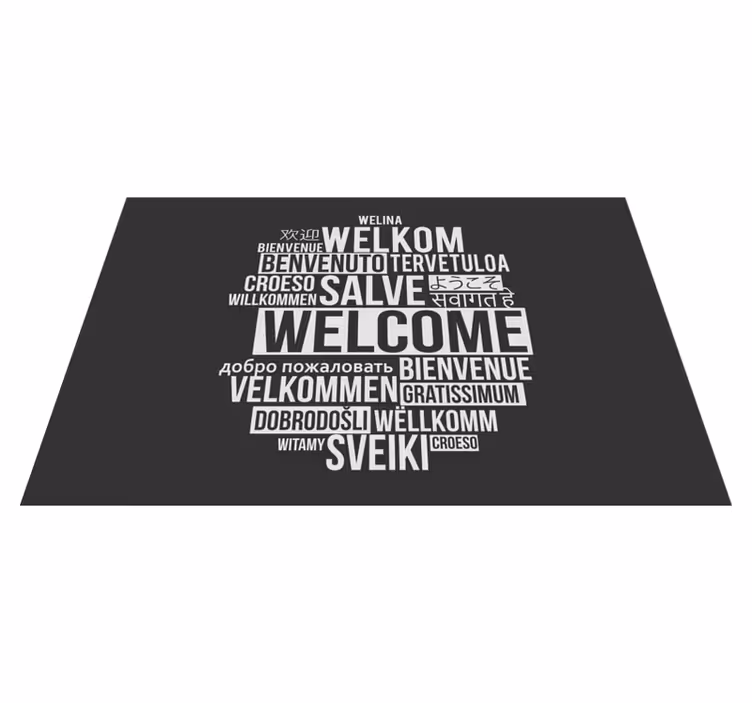 Stalo padėkliukai sveiki daugiakalbiai dizainai - „Tenstickers“