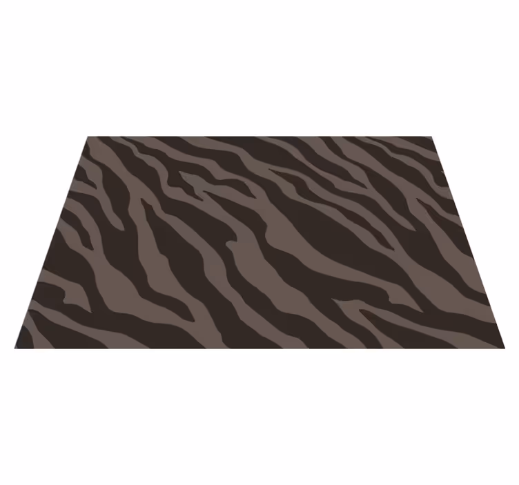 Tekstūruoti stalo padėkliukai su dryžuota zebra paviršiumi - „Tenstickers“