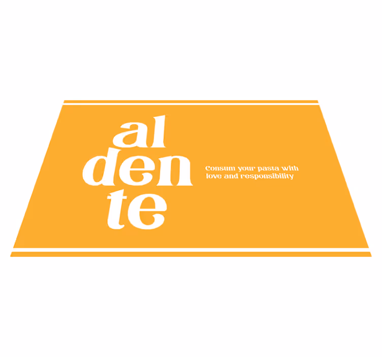 Stalo padekliukai aldente kulinarinis priminimas - „Tenstickers“